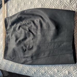 Balenciaga paris black seamed zip pencil skirt size 40